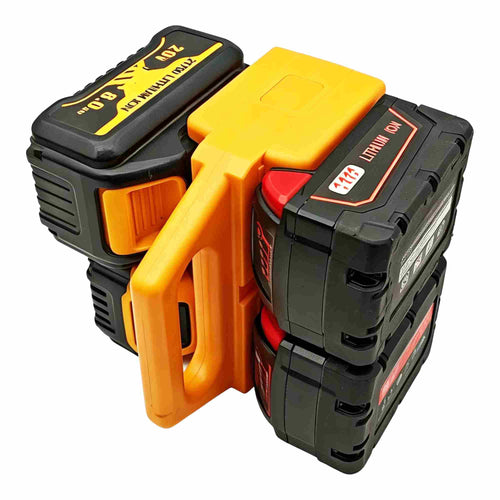 Support et porte-batteries 4 emplacements pour batteries DeWalt 20V MAX / 18V XR
