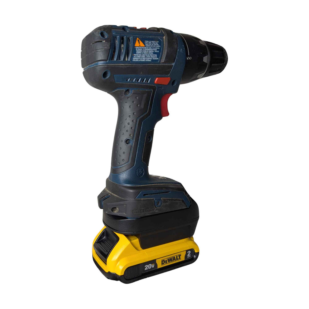 DeWalt 20V MAX vers Bosch 18V GBA (Bleu) Adaptateur de batterie