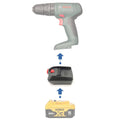 DeWalt 20V MAX vers Bosch 18V PBA (Vert) Adaptateur de batterie