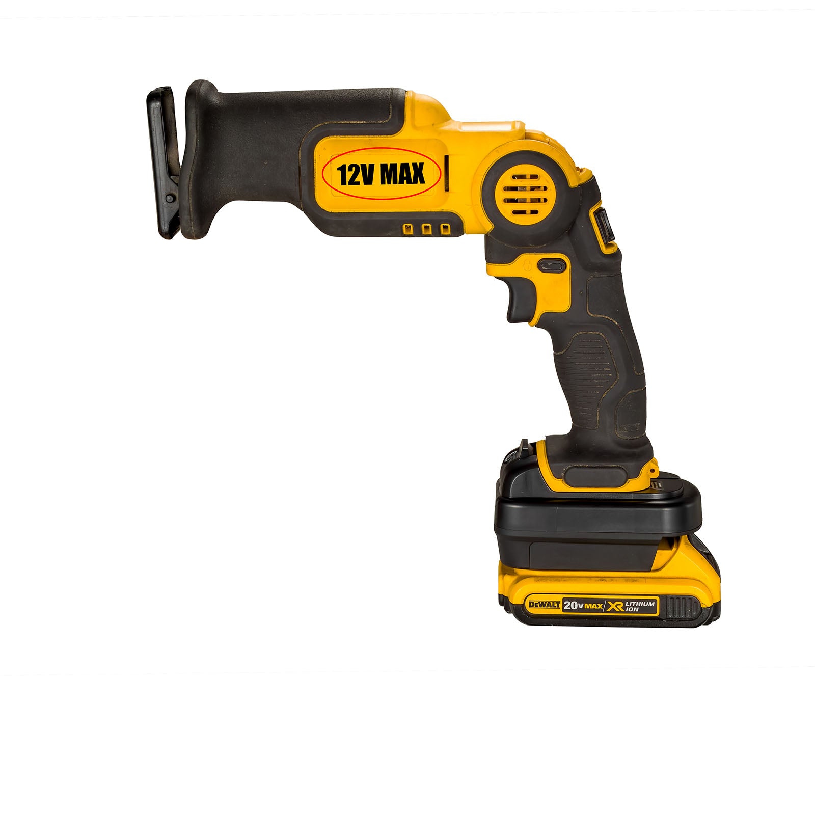 Adaptateur de batterie DeWalt 20V vers DeWalt 12V