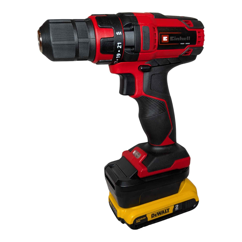 Adaptateur de batterie DeWalt 20V vers Einhell PXC 18V