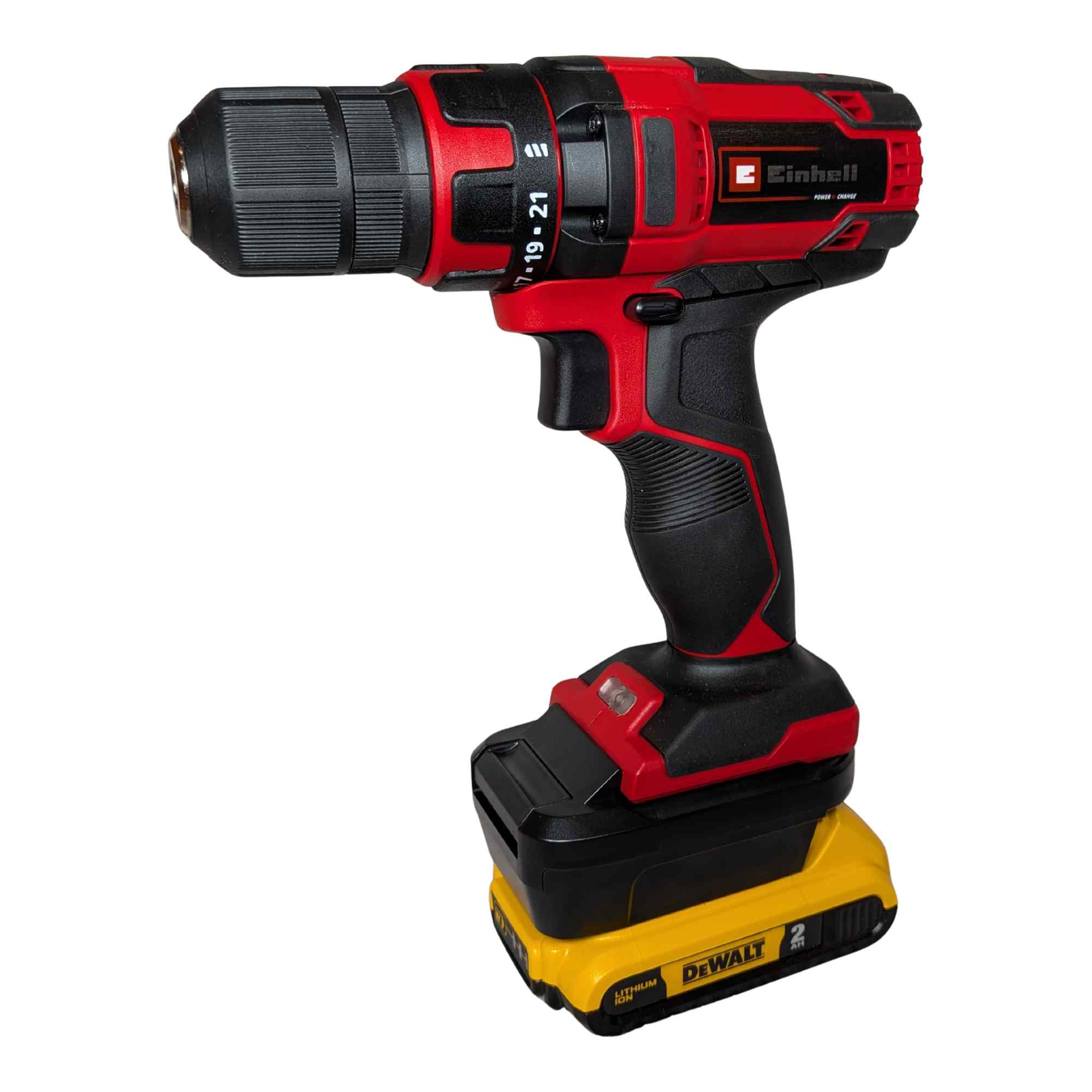 Adaptateur de batterie DeWalt 20V vers Einhell PXC 18V