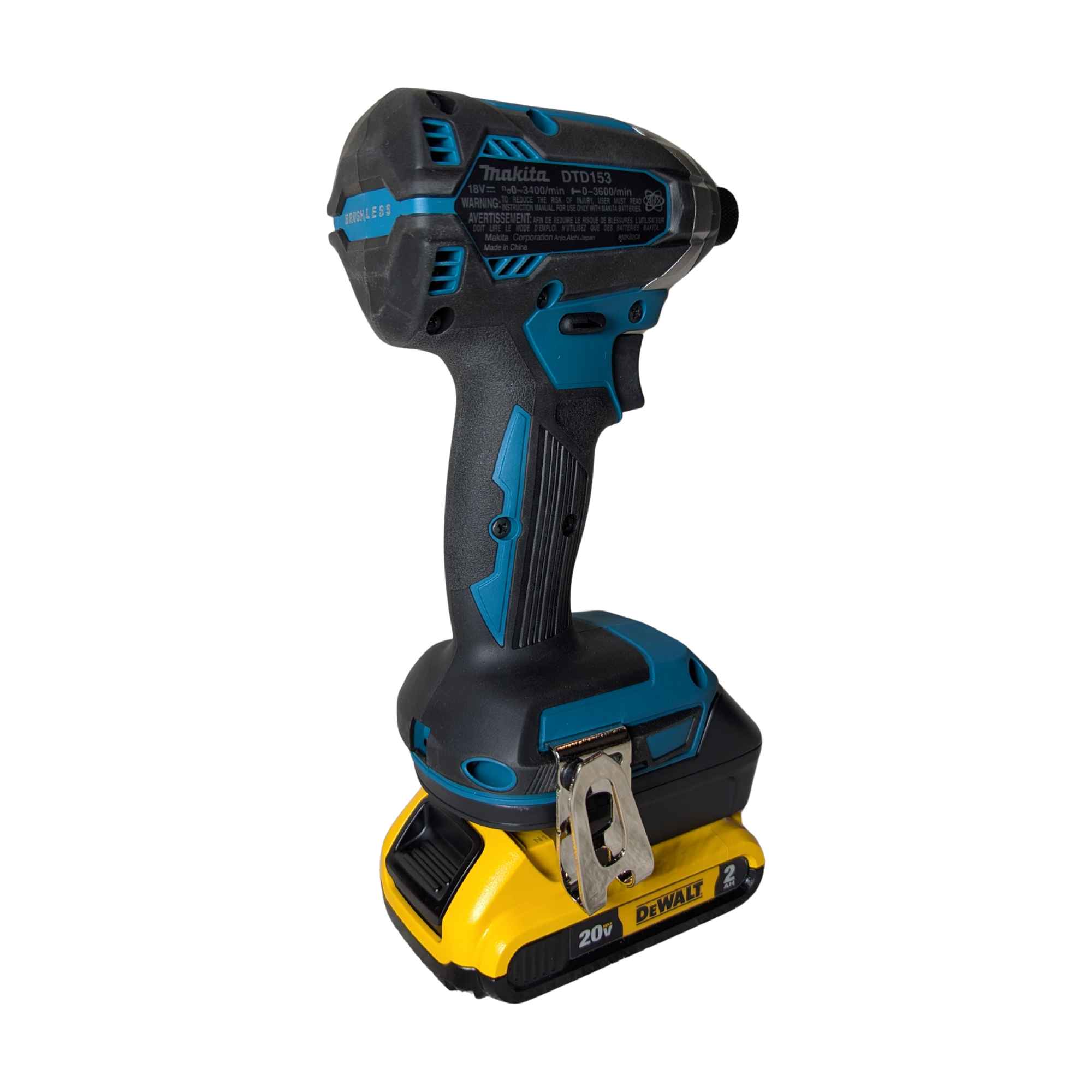 DeWalt 20V MAX vers Makita 18V LXT Adaptateur de batterie