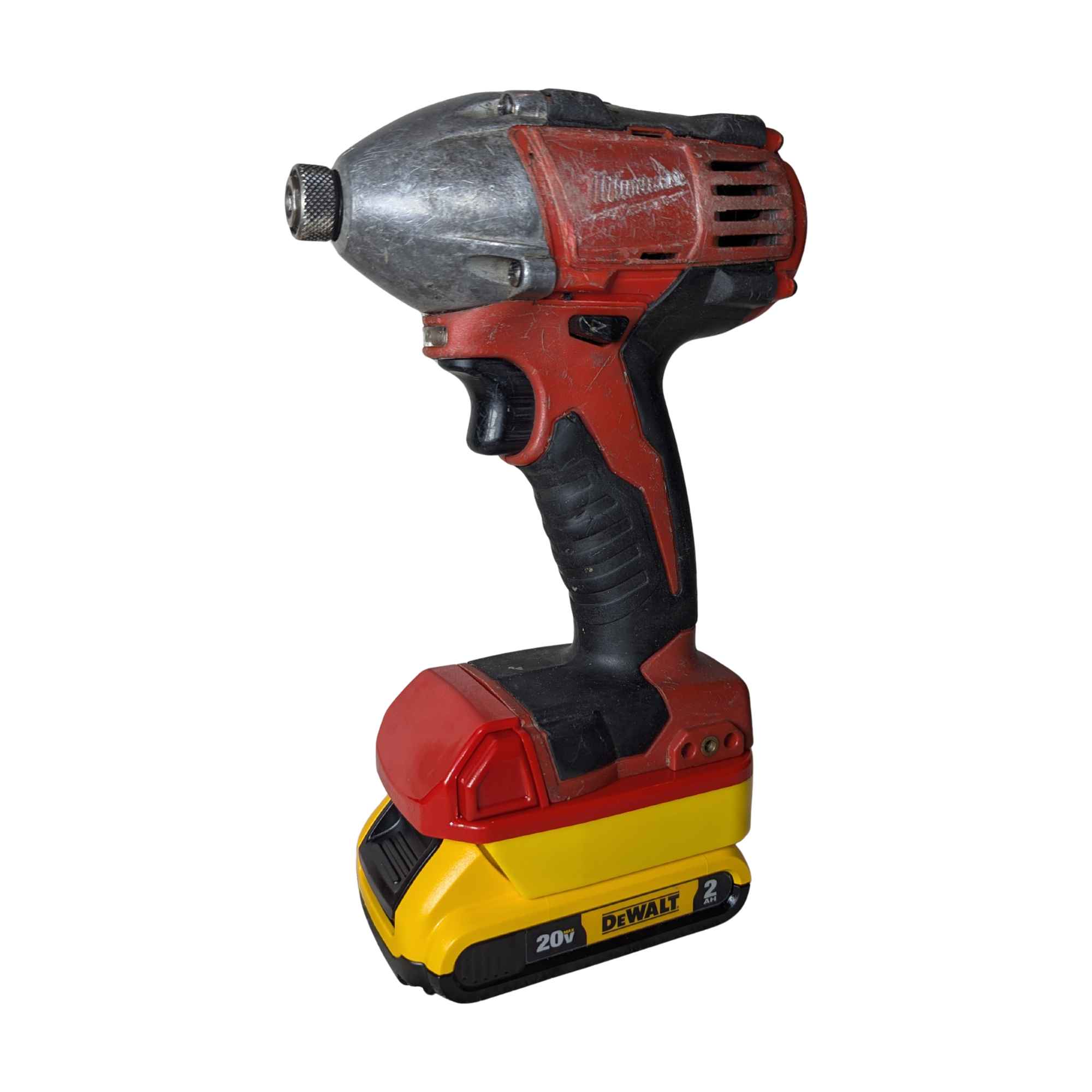 Adaptateur de batterie DeWalt 20V vers Milwaukee 18V