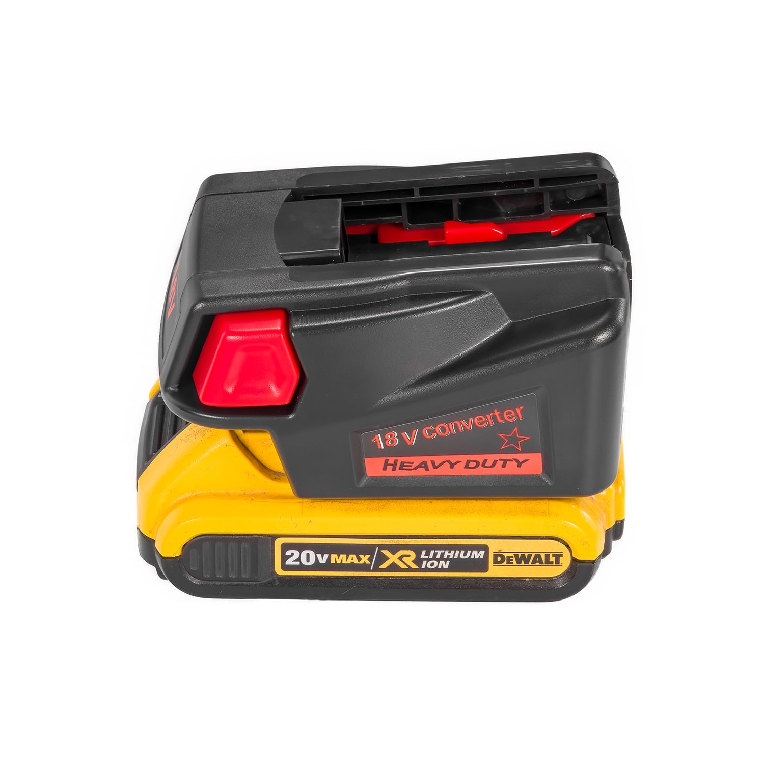 Adaptateur de batterie DeWalt 20V vers Milwaukee V18 Ni-Cd