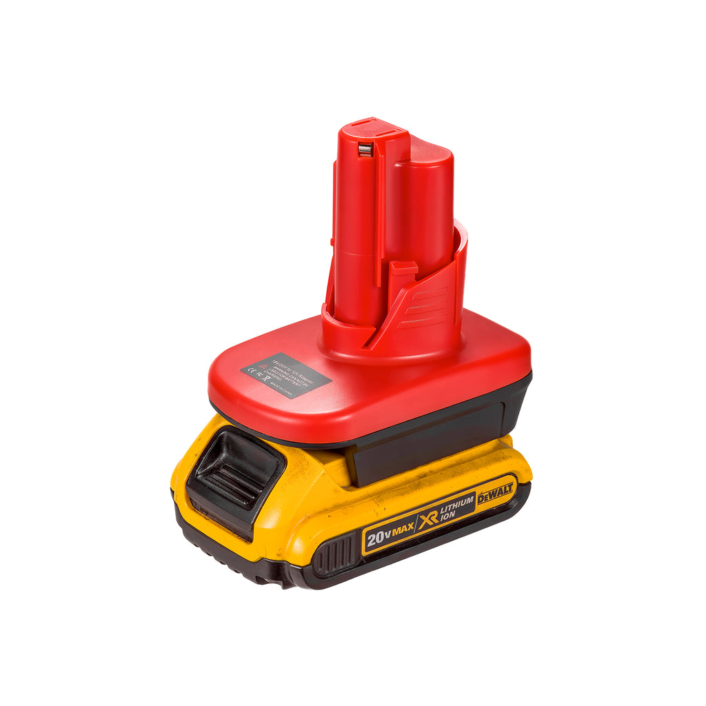 DeWalt 20V MAX vers Milwaukee M12 Adaptateur de batterie