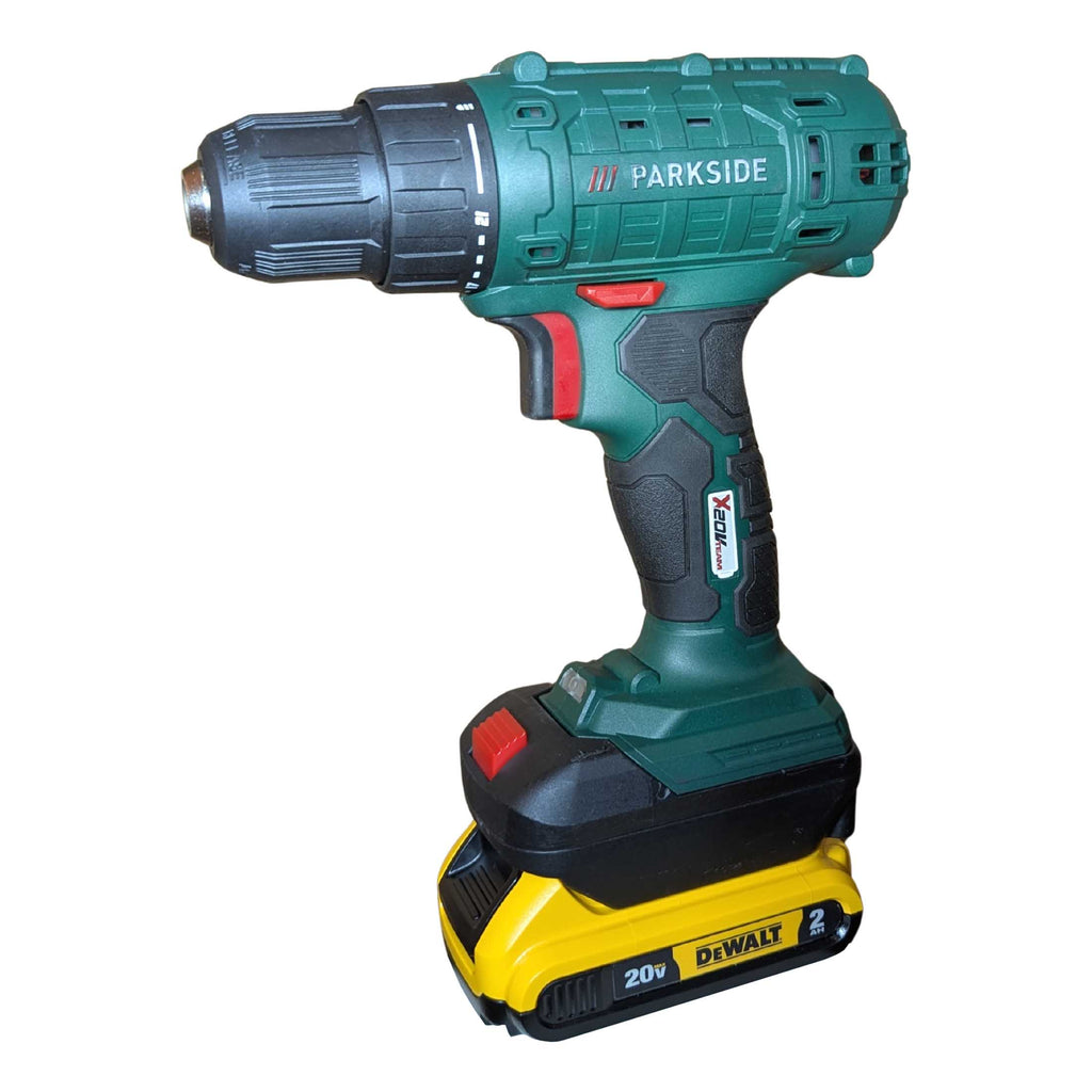 DeWalt 20V MAX vers Parkside X20V Adaptateur de batterie