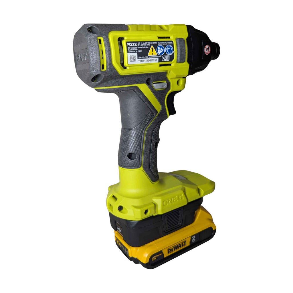 DeWalt 20V MAX vers Ryobi 18V ONE+ Adaptateur de batterie
