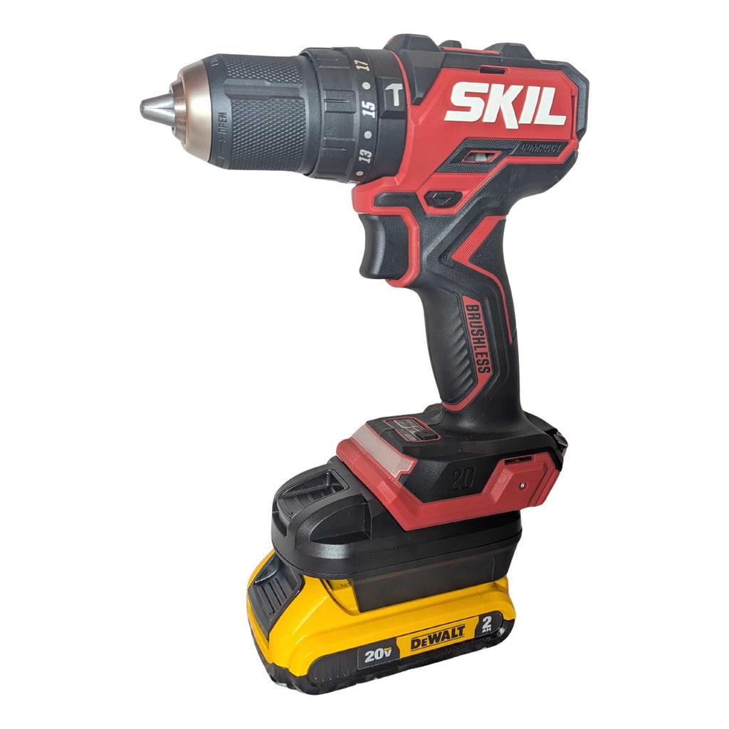 DeWalt 20V MAX vers SKIL 20V PWR CORE Adaptateur de batterie
