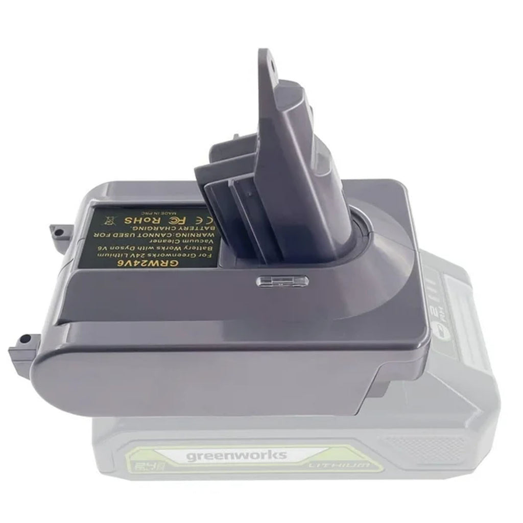 Greenworks 24V vers Dyson V6 Adaptateur de batterie