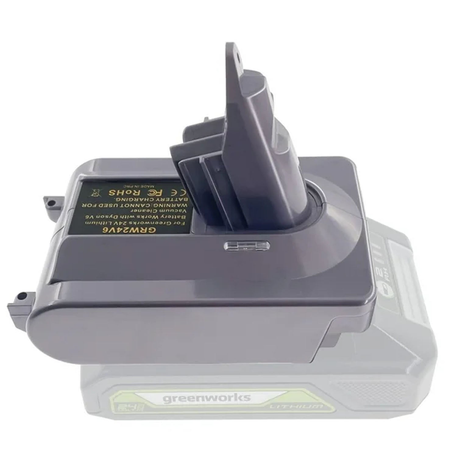 Greenworks 24V vers Dyson V6 Adaptateur de batterie