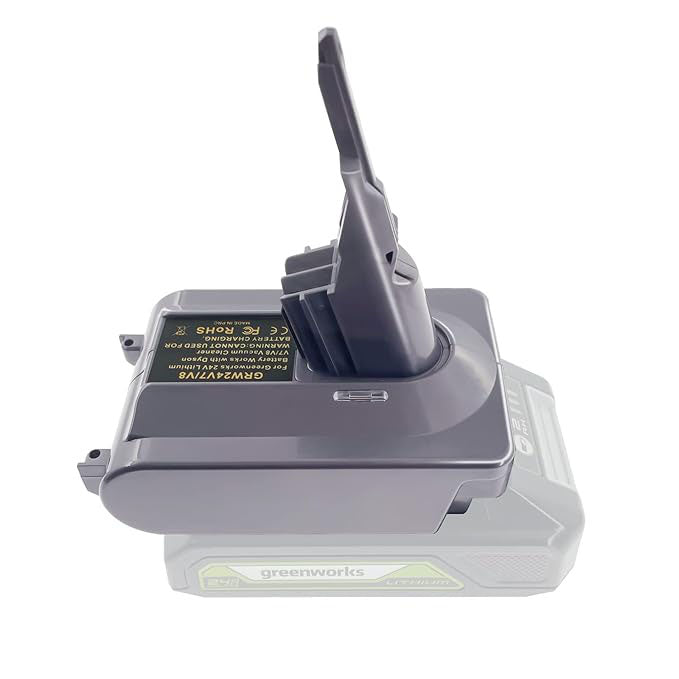 Greenworks 24V vers Dyson V7 Adaptateur de batterie
