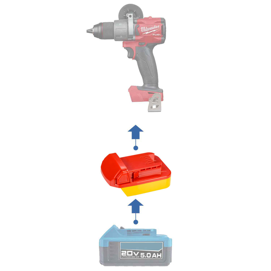 Hercules 20V vers Milwaukee 18V Adaptateur de batterie