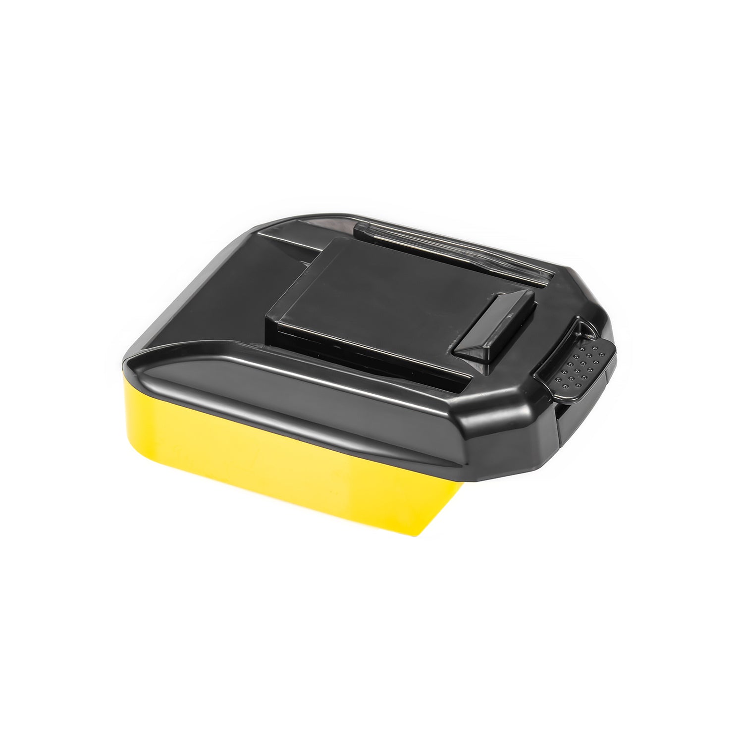 Hercules 20V to WORX 20V PowerShare (Orange) battery adapter - WORX tool-side connection, terminal slots and release button