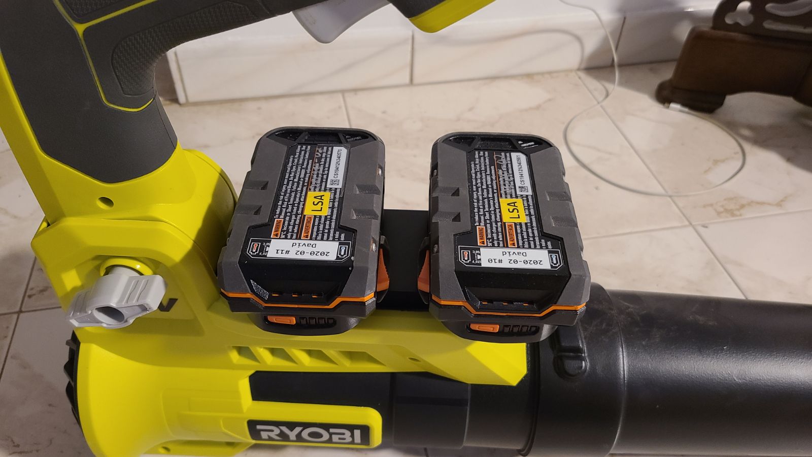 RIDGID 18V vers Ryobi 40V Adaptateur de batterie