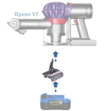 Charger l&#39;image dans la galerie, Kobalt 24V à Dyson V7 Adaptateur de Batterie
