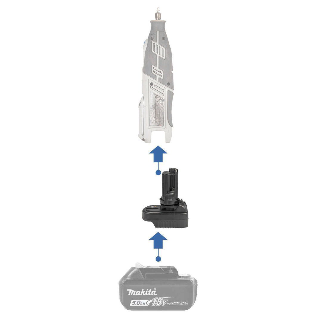 Makita 18V à Dremel 12V Adaptateur de Batterie
