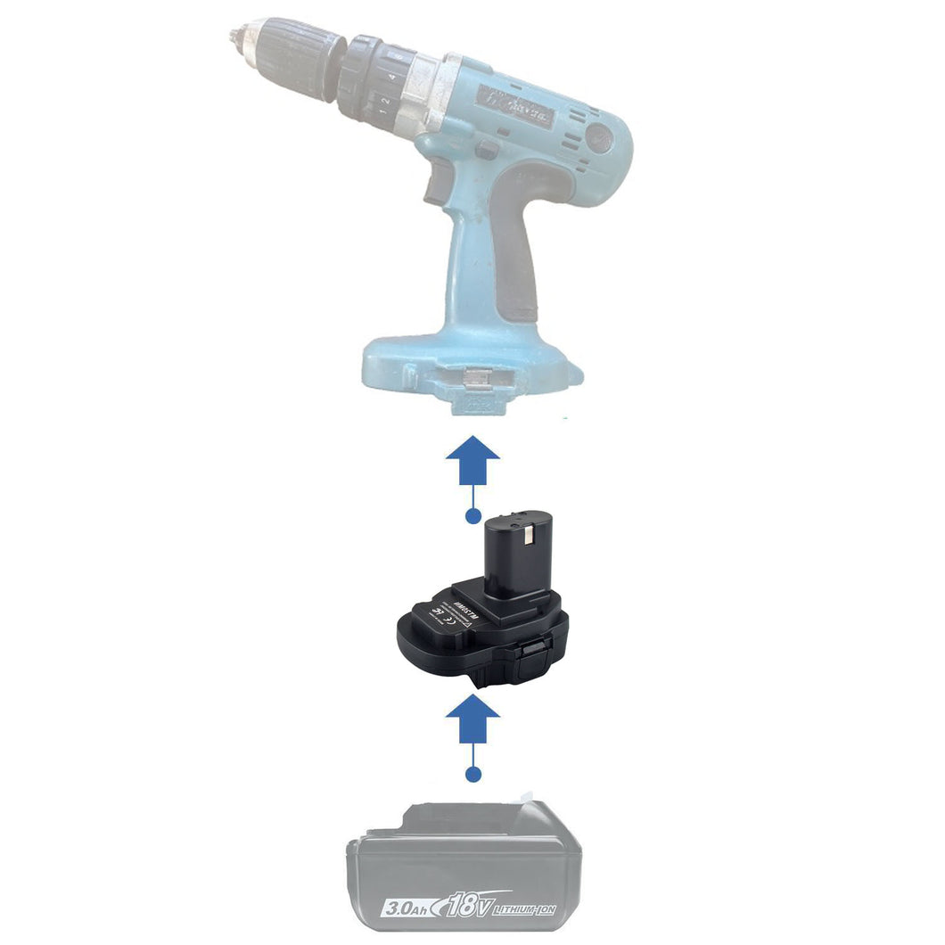 Makita 18V à Makita 18V (Ni-MH / Ni-Cad) Adaptateur de Batterie