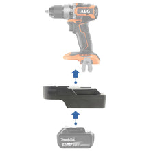 Charger l&#39;image dans la galerie, Makita 18V à AEG 18V Adaptateur de Batterie

