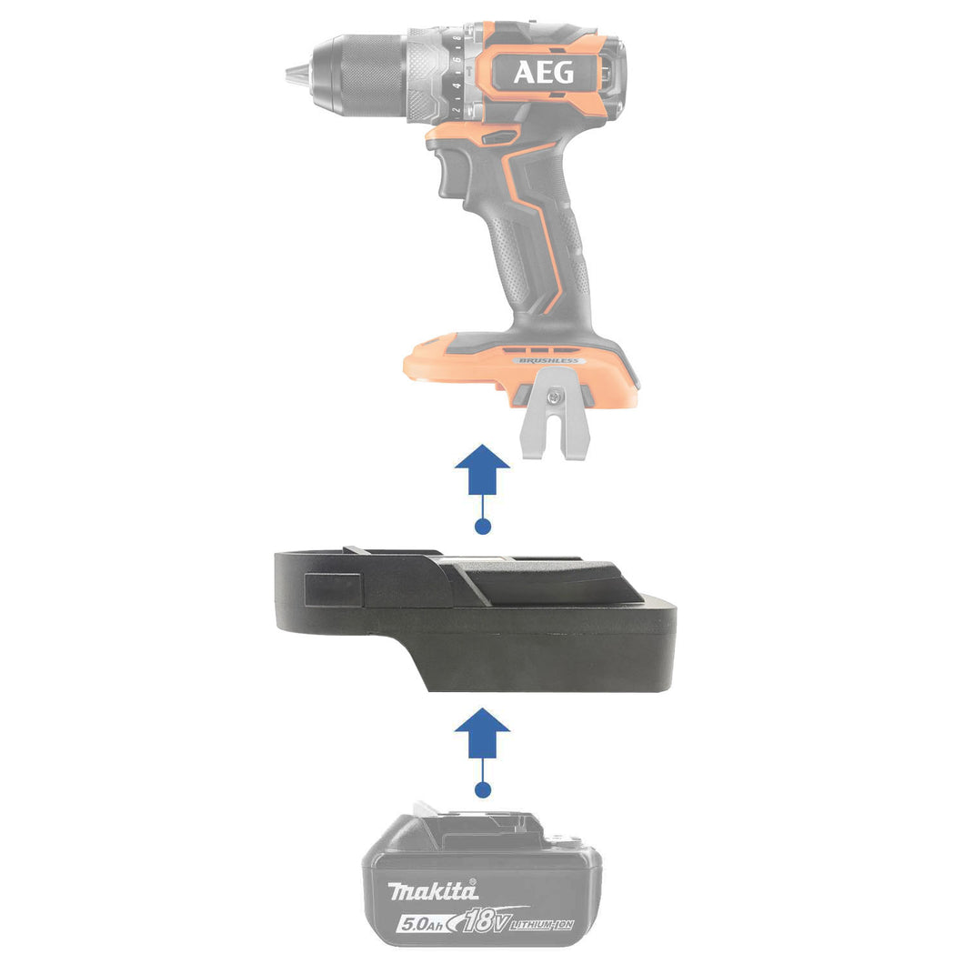 Makita 18V à AEG 18V Adaptateur de Batterie