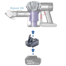 Charger l&#39;image dans la galerie, Makita 18V à Dyson V6 Adaptateur de Batterie
