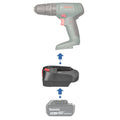 Makita 18V LXT vers Bosch 18V PBA (Vert) Adaptateur de batterie