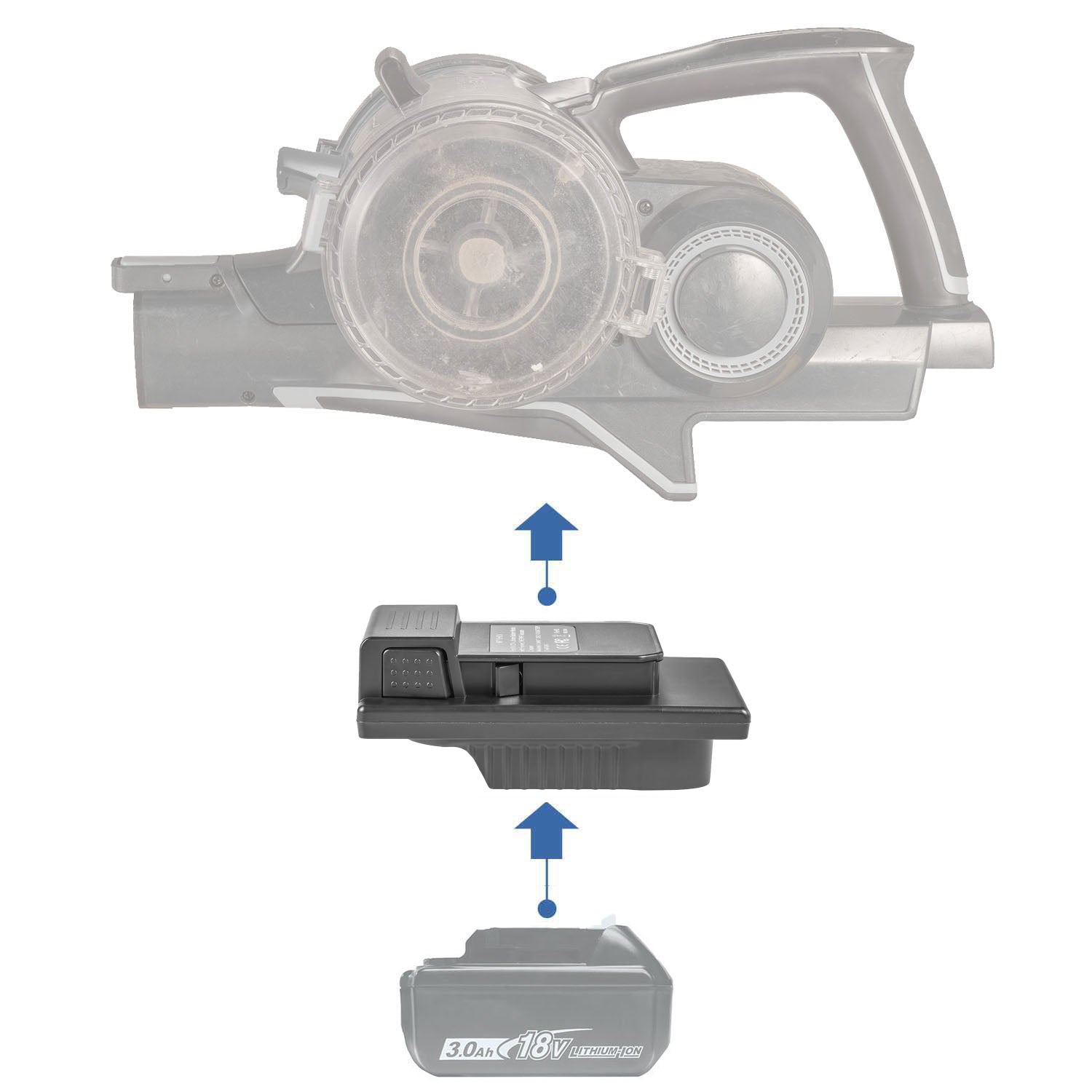 Adaptateur de batterie Makita 18V vers Hoover 20V ONEPWR