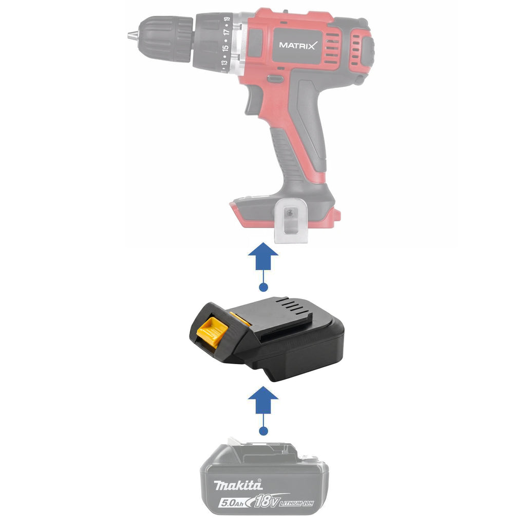 Makita 18V LXT vers MATRIX 20V Adaptateur de batterie