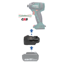 Charger l&#39;image dans la galerie, Makita 18V à Metabo 18V CAS Adaptateur de Batterie
