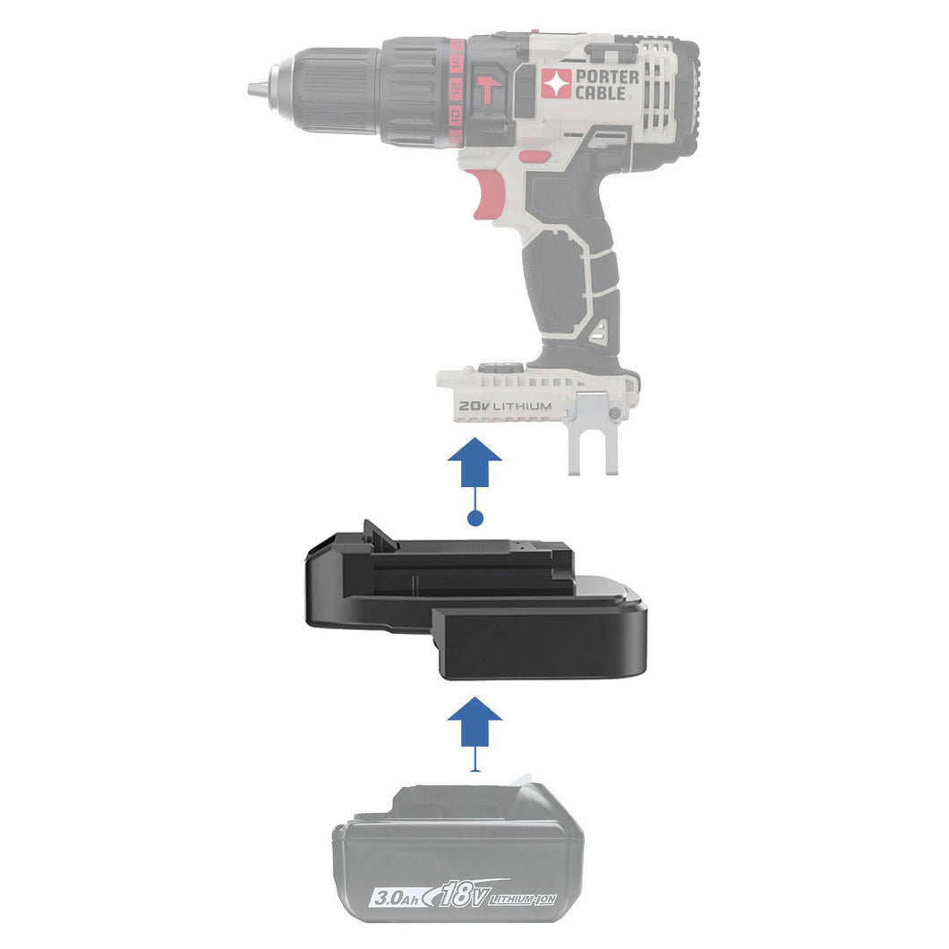 Makita 18V à Porter Cable 20V Adaptateur de Batterie