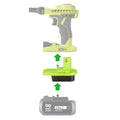 Mastercraft 20V (bleu) vers Ryobi 18V Adaptateur de batterie