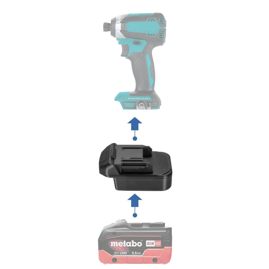 Metabo 18V CAS vers Makita 18V Adaptateur de batterie