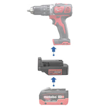 Charger l&#39;image dans la galerie, Metabo 18V CAS à Milwaukee 18V Adaptateur de Batterie
