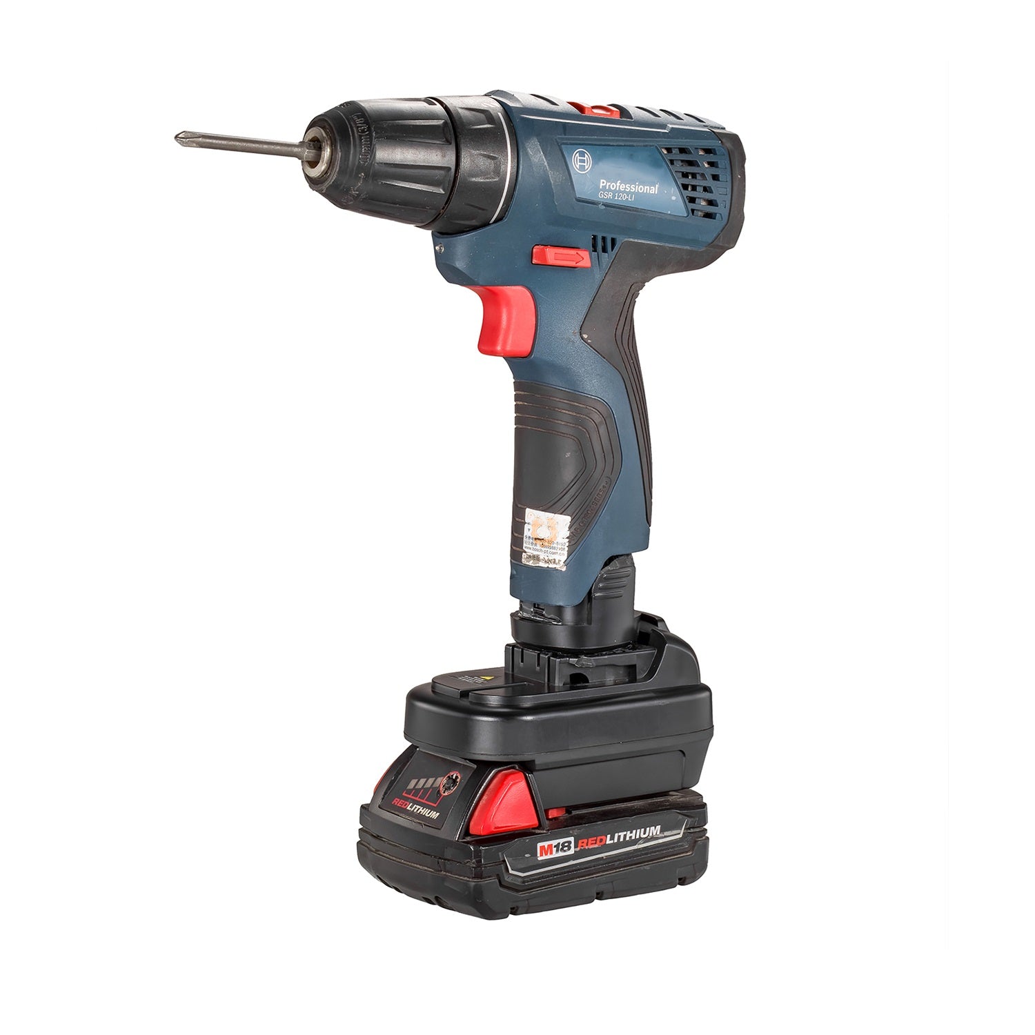 Adaptateur de batterie Milwaukee 18V vers Bosch 12V