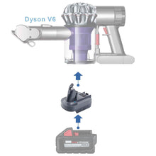 Charger l&#39;image dans la galerie, Milwaukee 18V à Dyson V6 Adaptateur de Batterie
