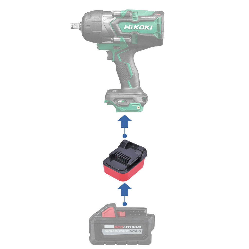 Milwaukee M18 vers Hikoki 18V Adaptateur de batterie