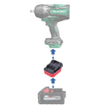 Milwaukee M18 vers Hikoki 18V Adaptateur de batterie