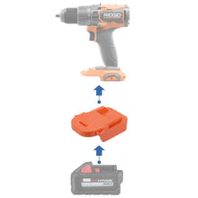 Charger l&#39;image dans la galerie, Milwaukee 18V à RIDGID 18V Adaptateur de Batterie
