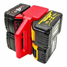 Charger l'image dans la galerie, 4 batteries – Support et poignée de transport pour batteries Milwaukee M18 18V
