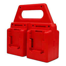 Charger l'image dans la galerie, 4 batteries – Support et poignée de transport pour batteries Milwaukee M18 18V

