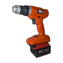Charger l'image dans la galerie, Adaptateur de batterie Milwaukee 18V vers Black and Decker 18V Ni-Cd
