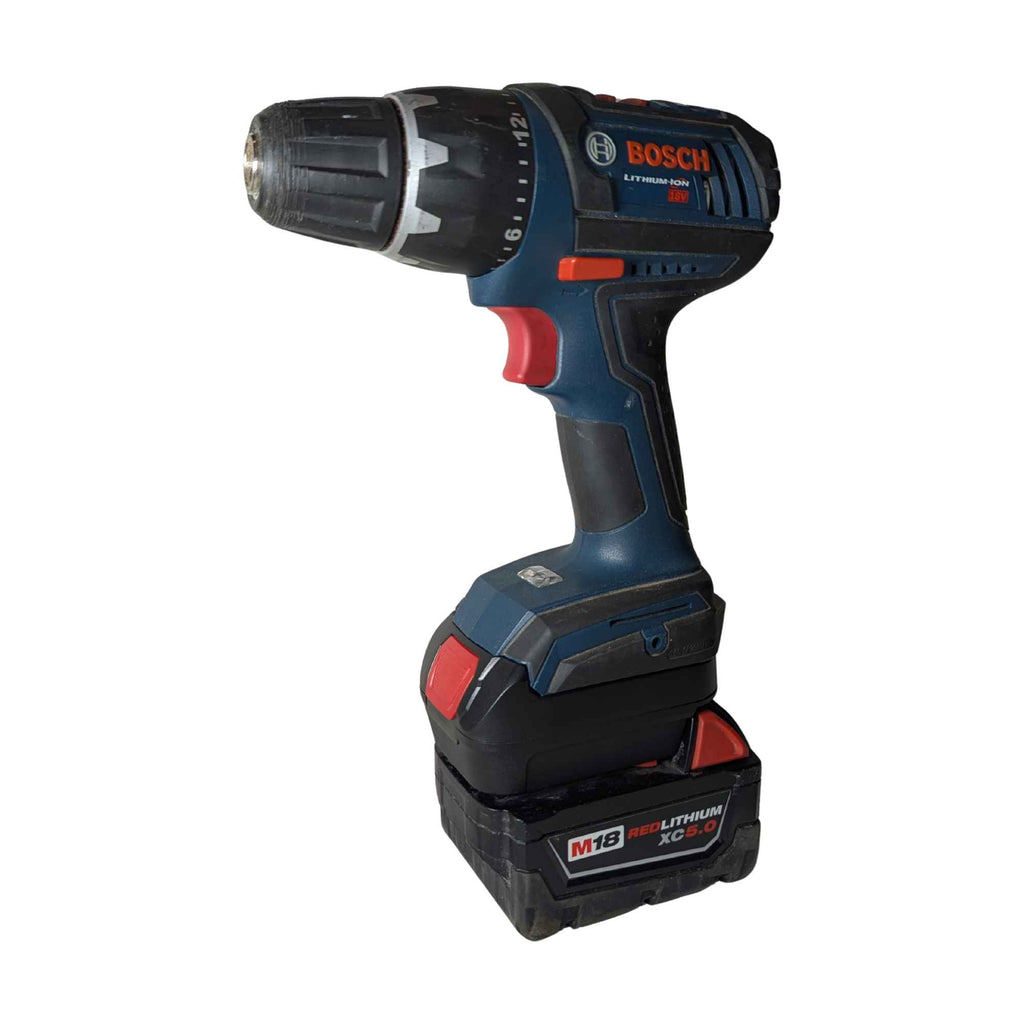 Milwaukee M18 vers Bosch 18V GBA (Bleu) Adaptateur de batterie