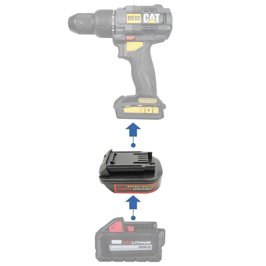 Milwaukee M18 vers CAT 18V Adaptateur de batterie