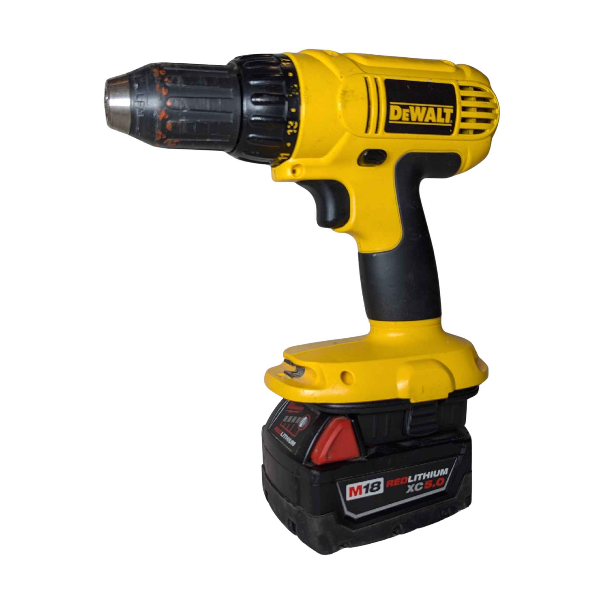 Adaptateur de batterie Milwaukee 18V vers DeWalt 18V
