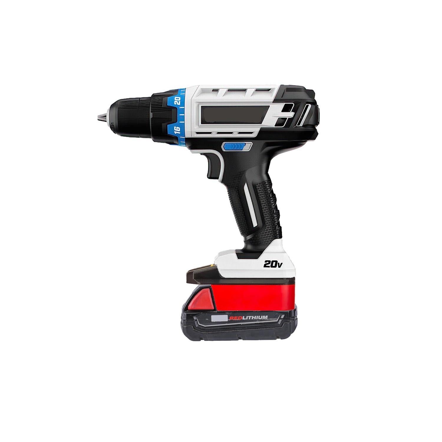 Adaptateur de batterie Milwaukee 18V vers Hart 20V