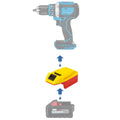 Milwaukee 18V vers Hercules 20V Adaptateur de batterie