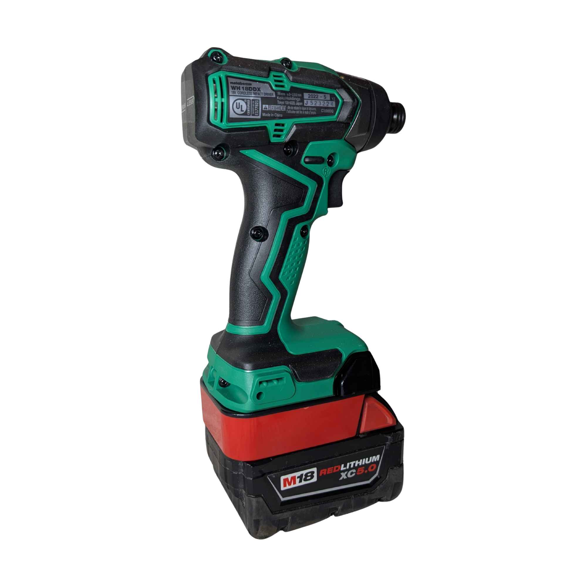 Milwaukee 18V vers Metabo HPT 18V Adaptateur de batterie
