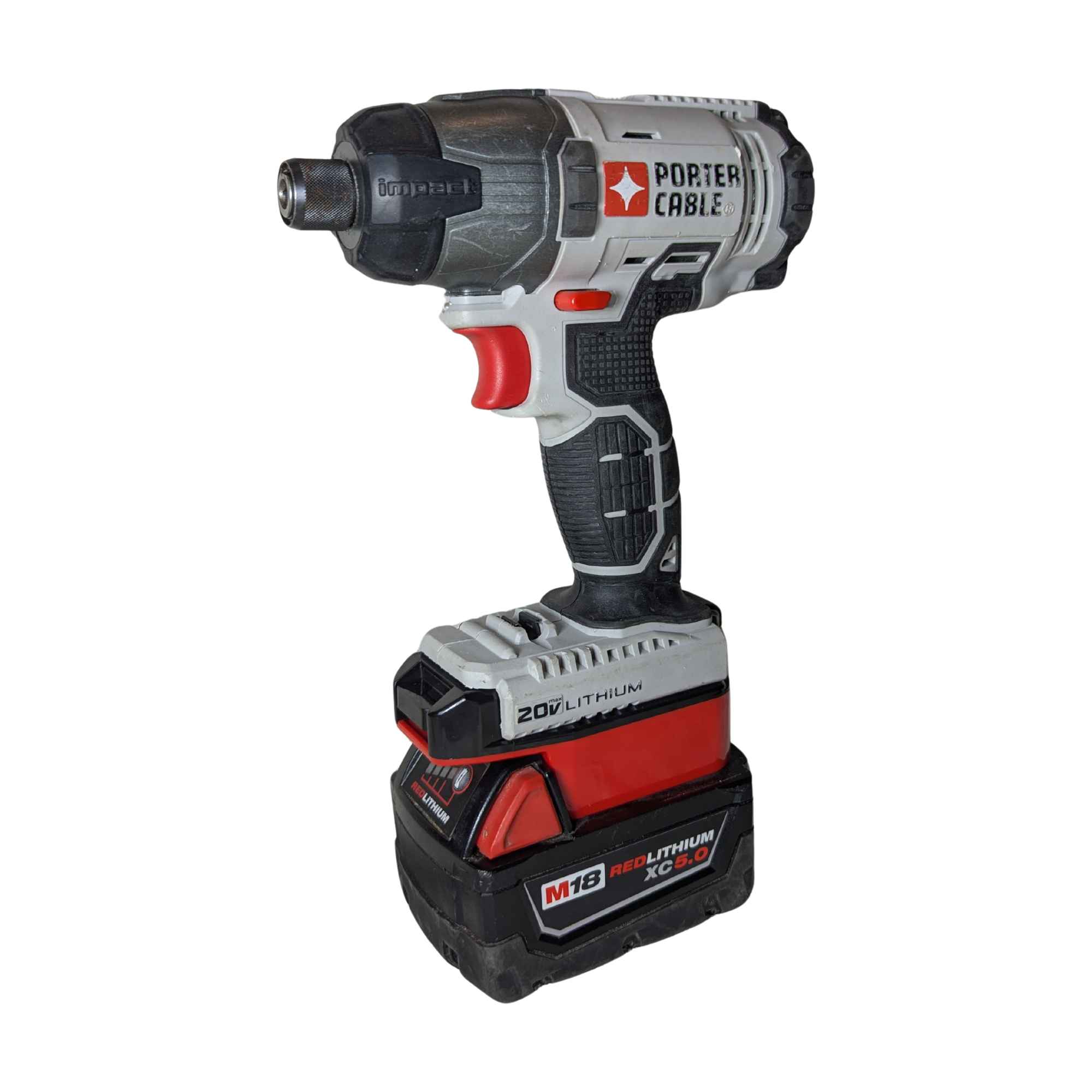 Adaptateur de batterie Milwaukee 18V vers Porter Cable 20V