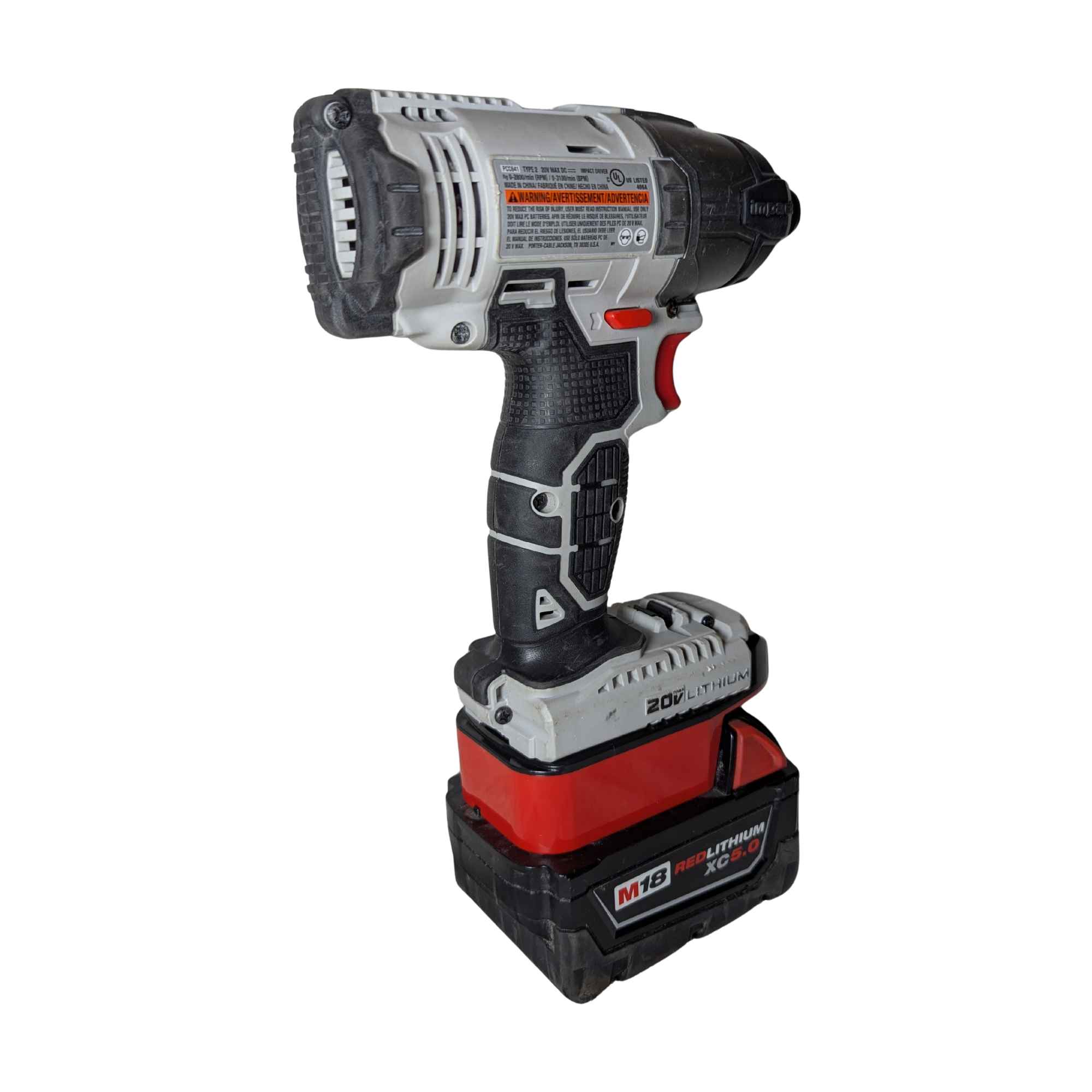Milwaukee M18 vers Porter Cable 20V Adaptateur de batterie