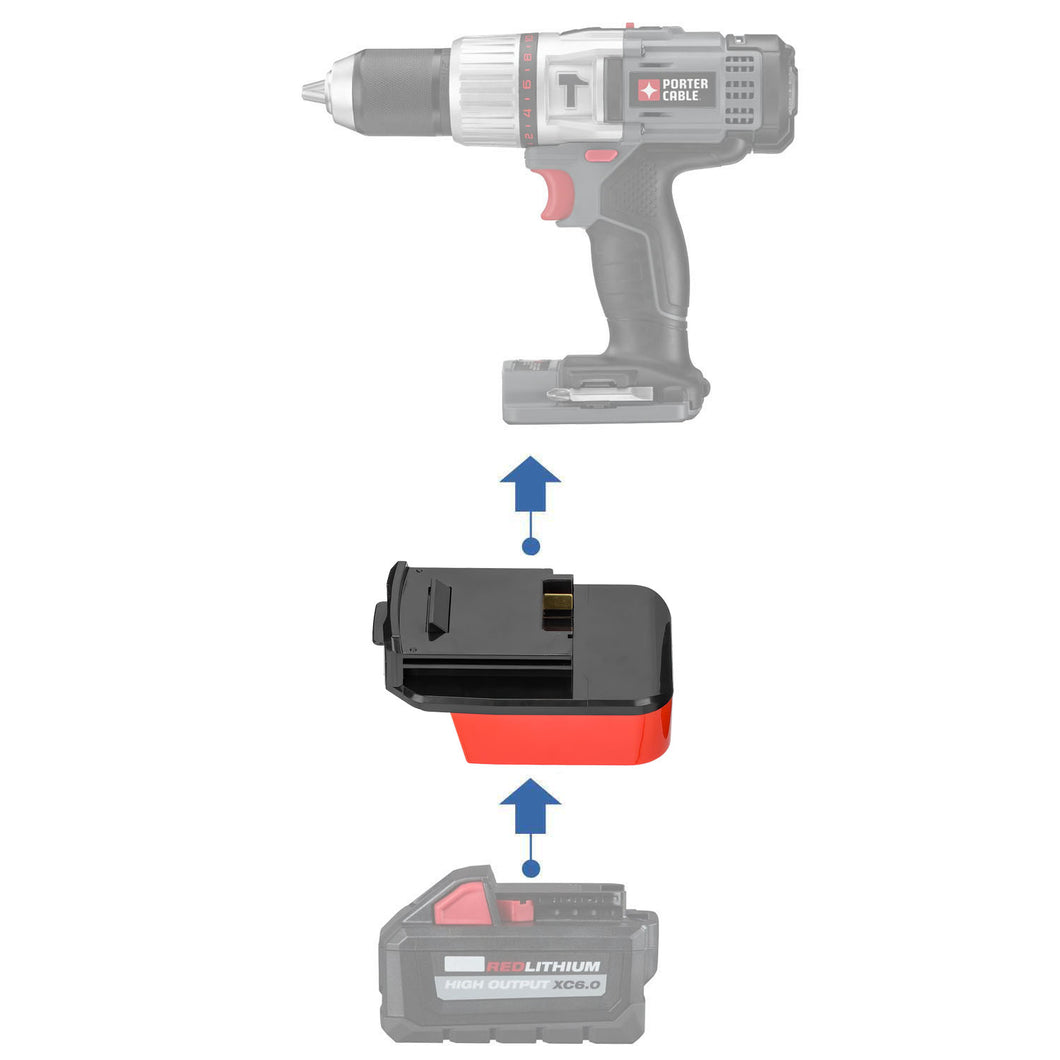 Milwaukee 18V à Porter Cable 18V Adaptateur de Batterie